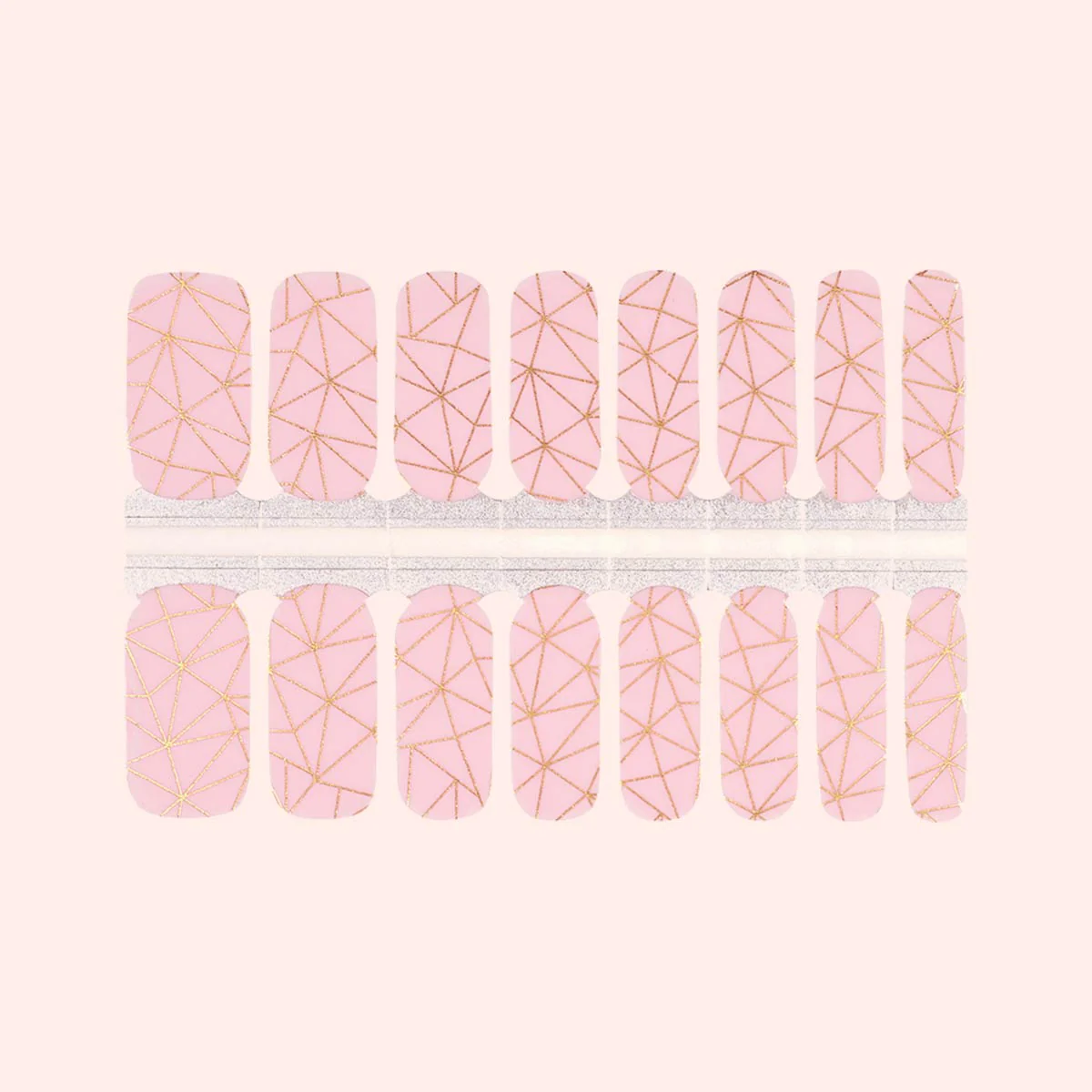 Golden Pink - Stickers unghie - Image 2