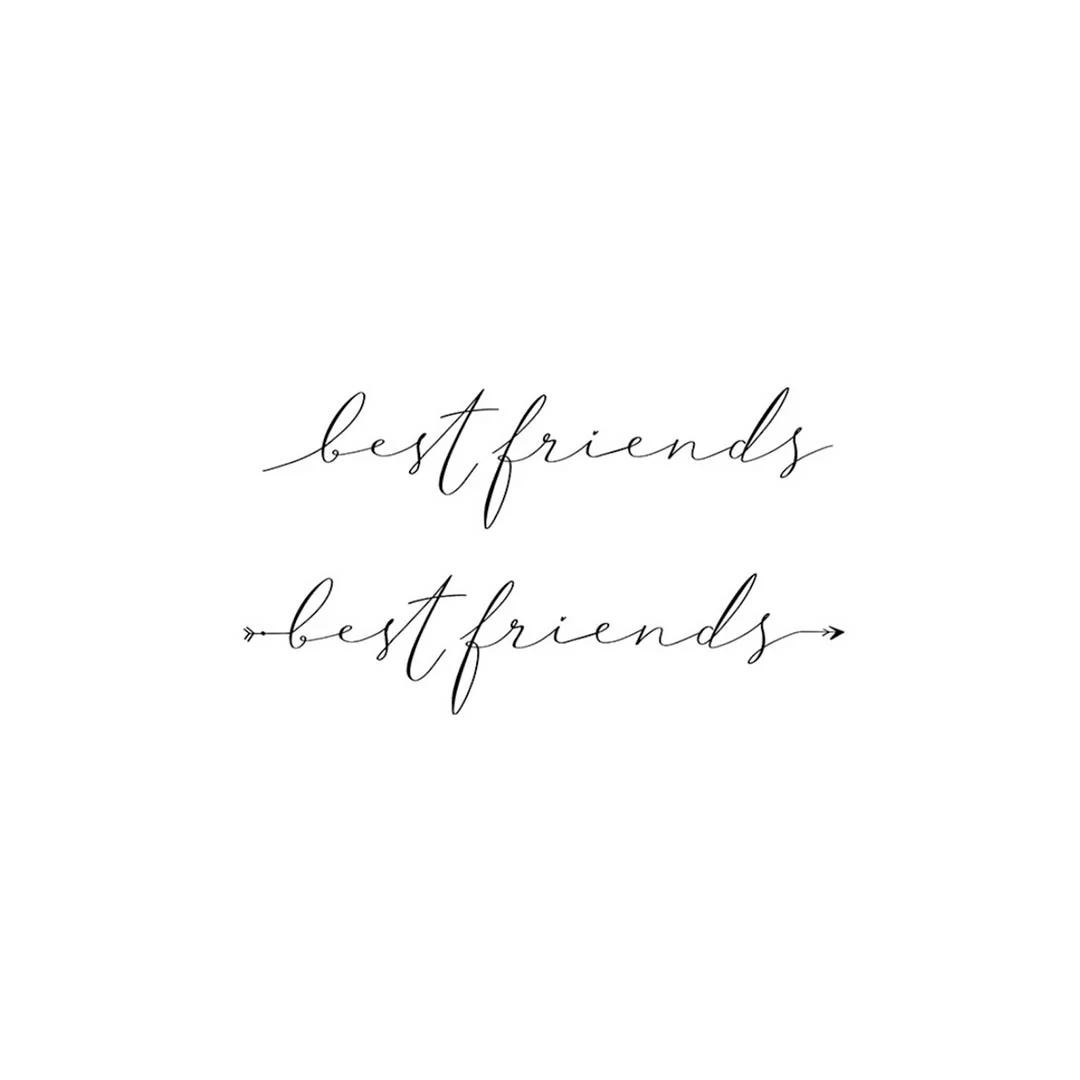 Tattoo temporaneo - Best friends x5 - Image 3