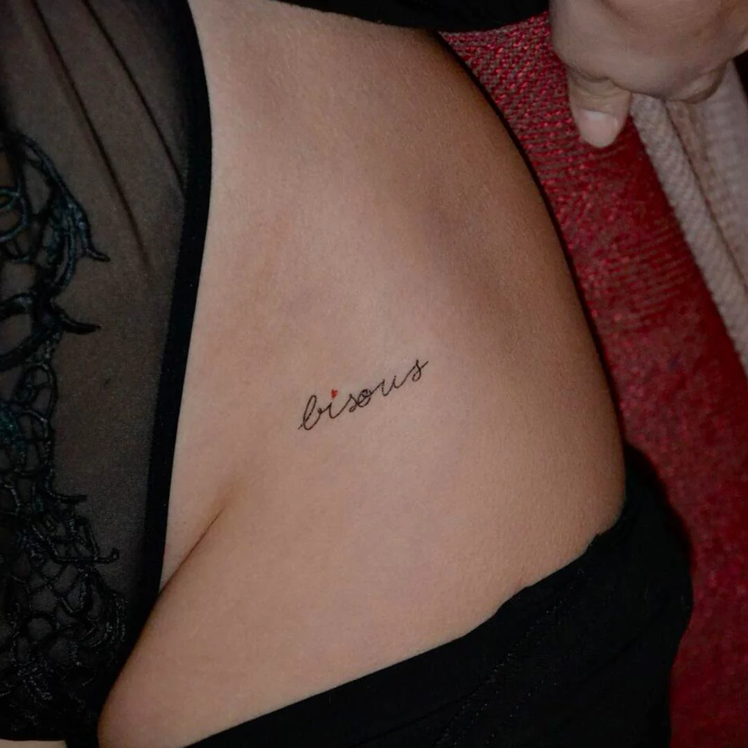 Tattoo temporaneo - Bisous Amour - Image 5