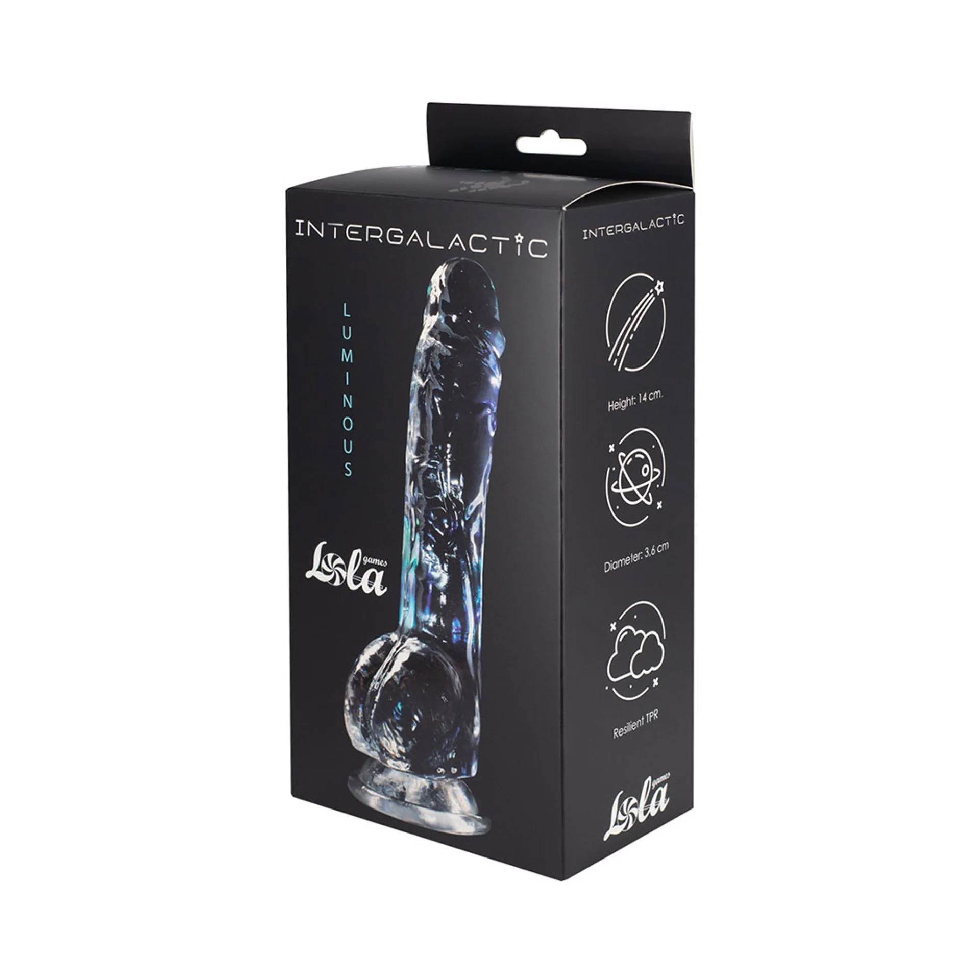 Intergalactic Luminous - Dildo trasparente - 20cm - Image 3
