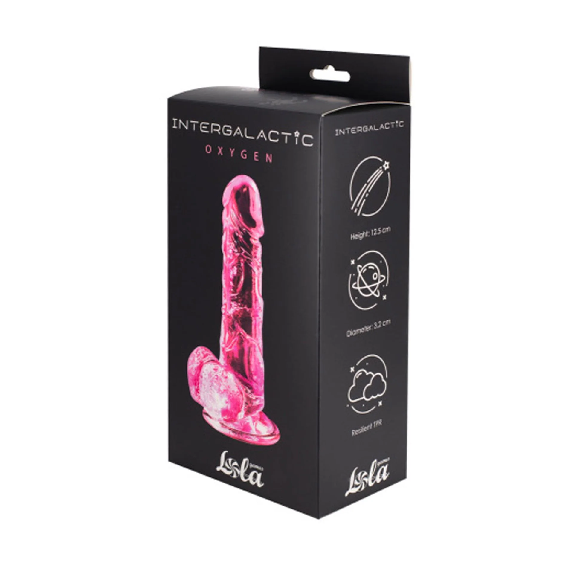 Intergalactic Oxygen - Dildo Trasparente - Rosa - 12,5cm - Image 4