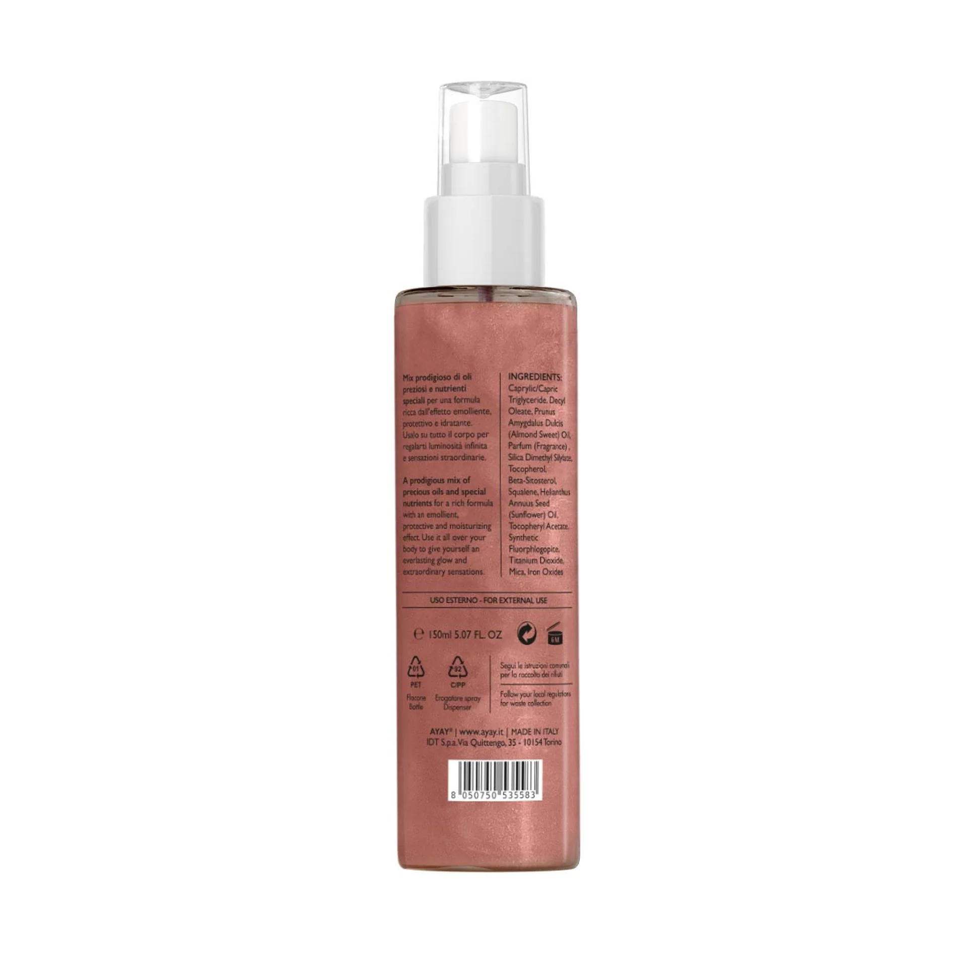 Pink Different - Olio corpo profumato illuminante di mandorle dolci - Image 3