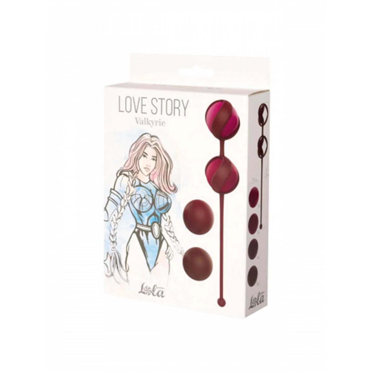 Love Story Valkyrie - Set di Palline Vaginali - Livello Facile e Medio - Rossa - Image 4