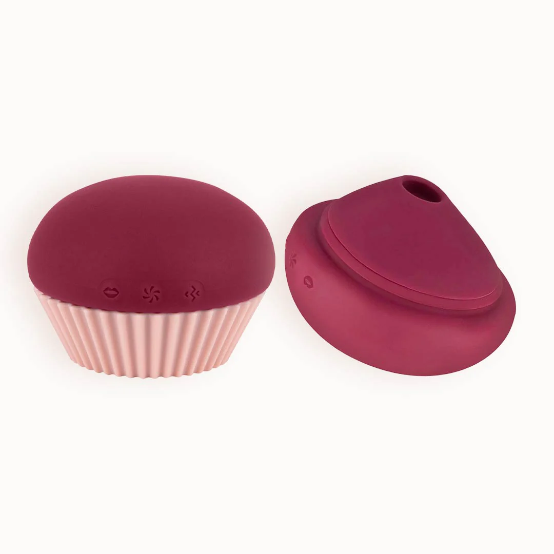 Cherry Cupcake – Stimolatore succhiaclitoride vibrante
