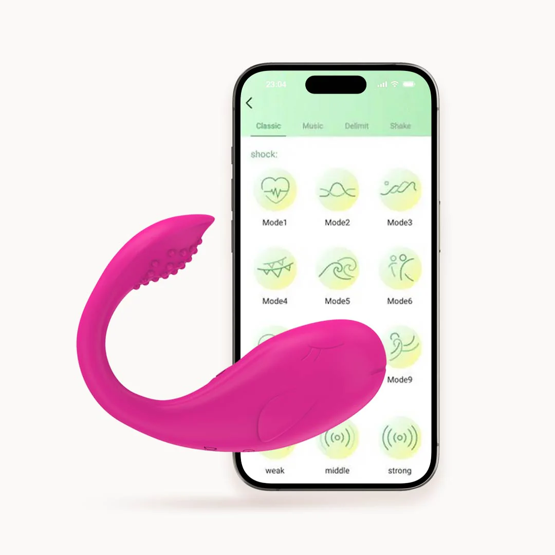 Delfino Curioso - Vibratore a distanza doppia stimolazione con App - Image 4